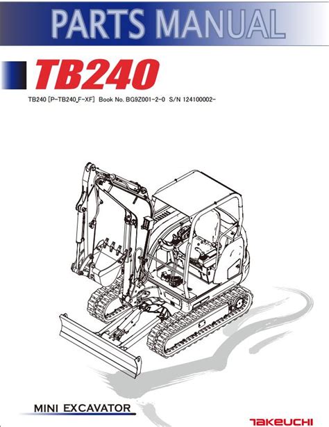 takeuchi tb 240 mini excavator|takeuchi tb240 owners manual.